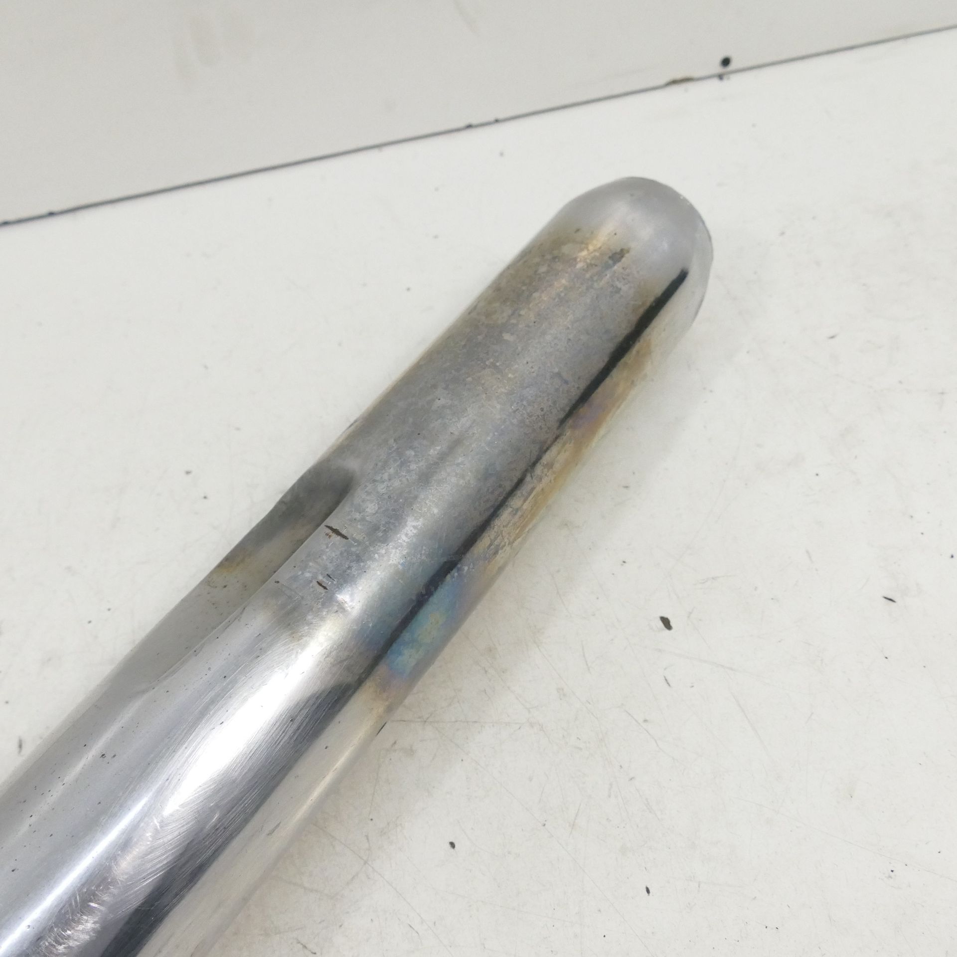 Yamaha Rd 250 1A2 Ez:76 Exhaust Left Exhaust System End Silencer