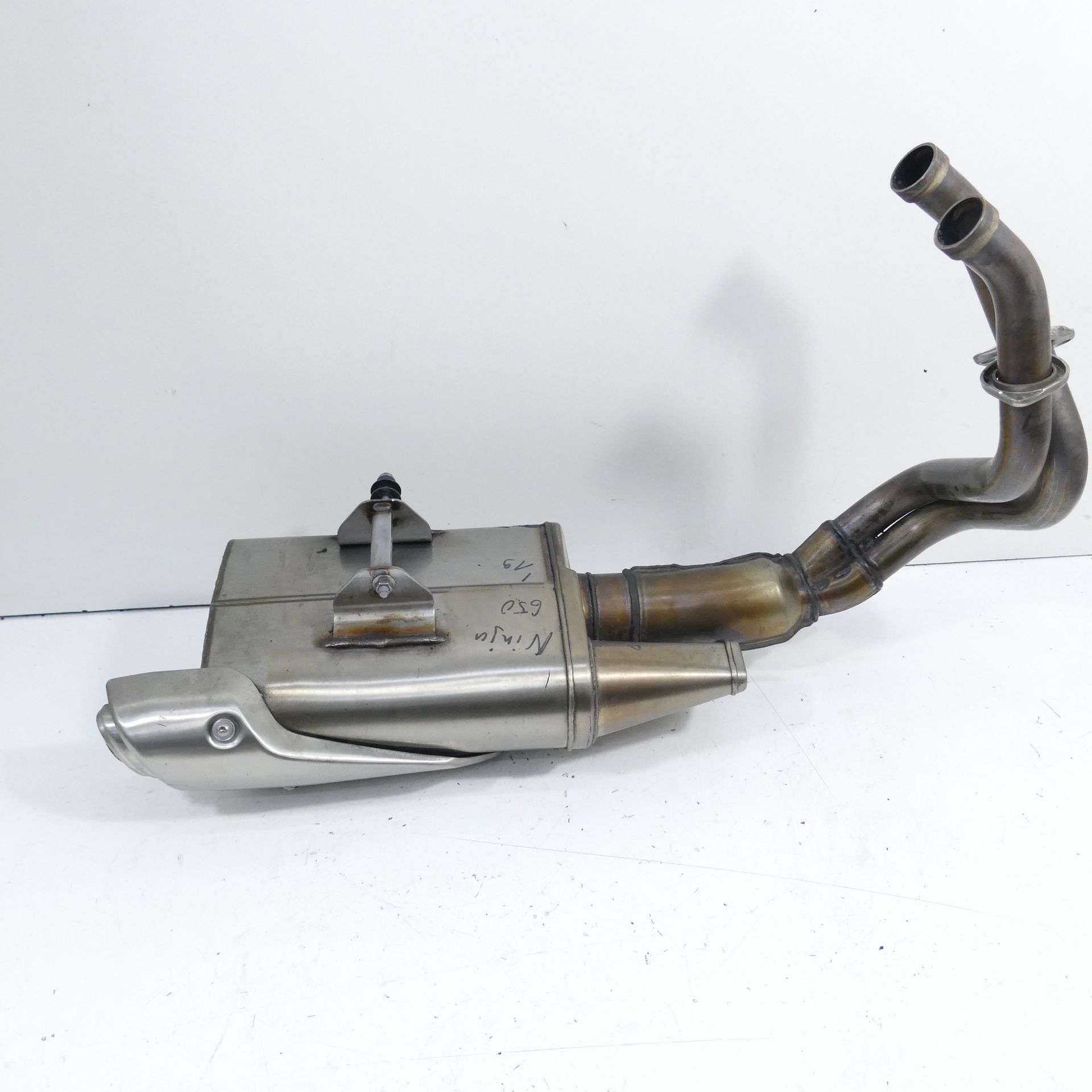 その他 sksk Zx-6R 03-04 Zx636B Zx600K Devil Stainless/Carbon Slip-On