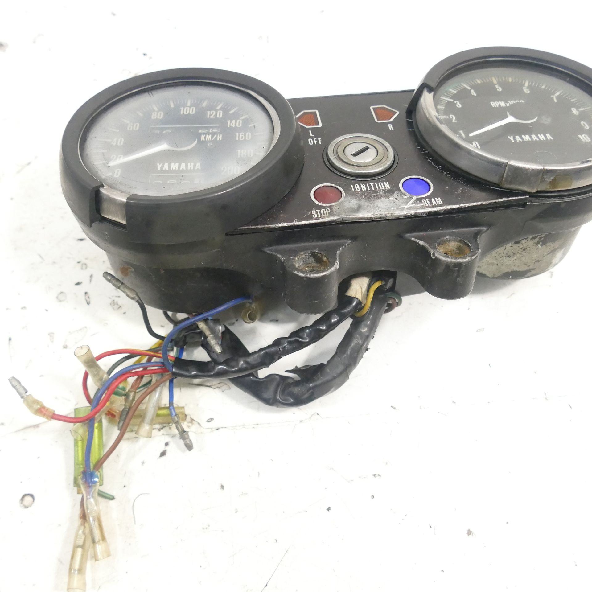 Yamaha Rd 350 351 Cockpit Speedometer Tachometer Instruments 61782
