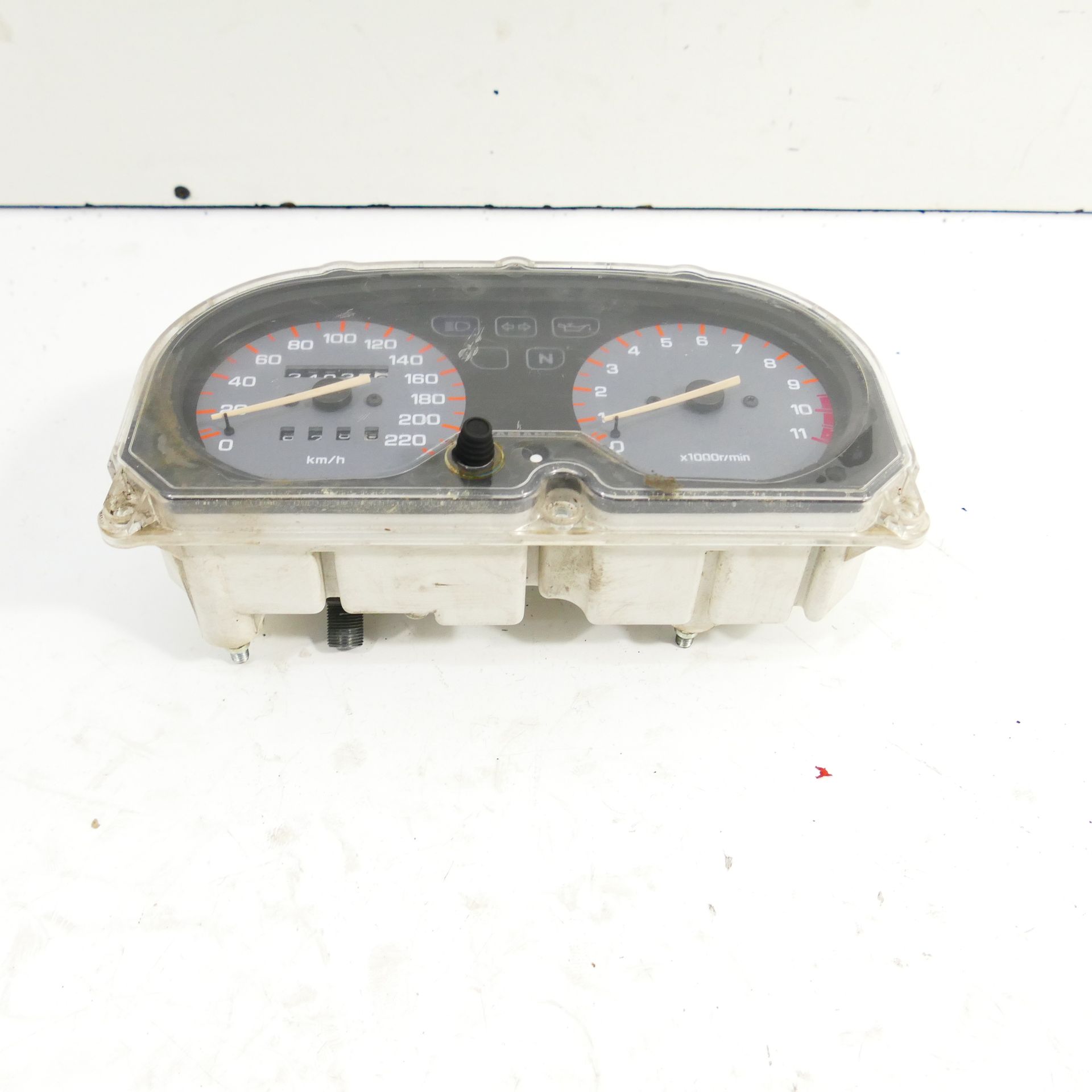 Yamaha XJ 600 4BR Cockpit 24025 Km Tacho Drehzahlmesser