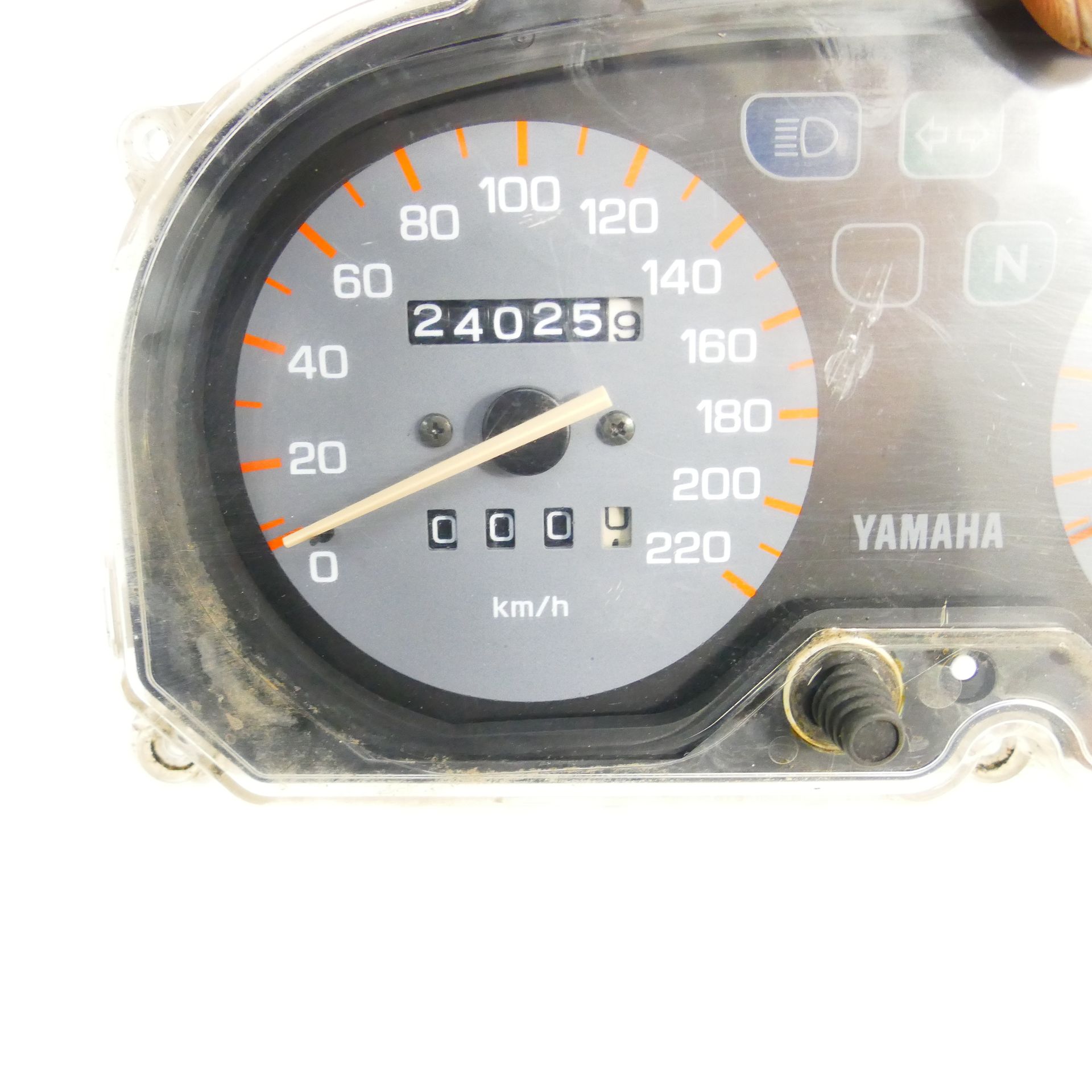 Yamaha XJ 600 4BR Cockpit 24025 Km Tacho Drehzahlmesser