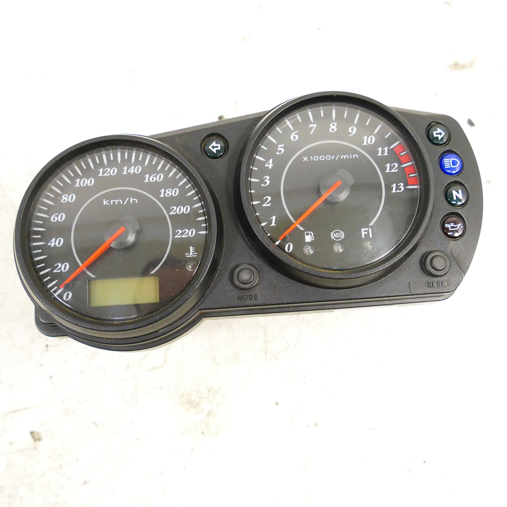Kawasaki ER-6F Cockpit Speedometer Tachometer Instruments 65037