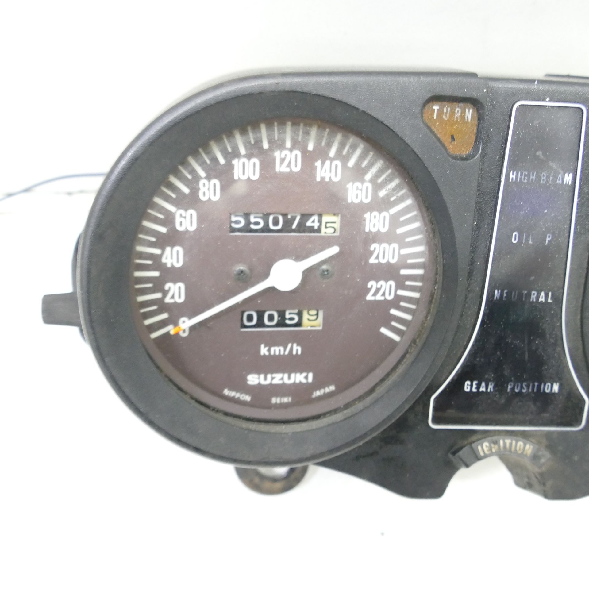 Suzuki GS 550 EZ:82 Cockpit Speedometer Tachometer Instruments