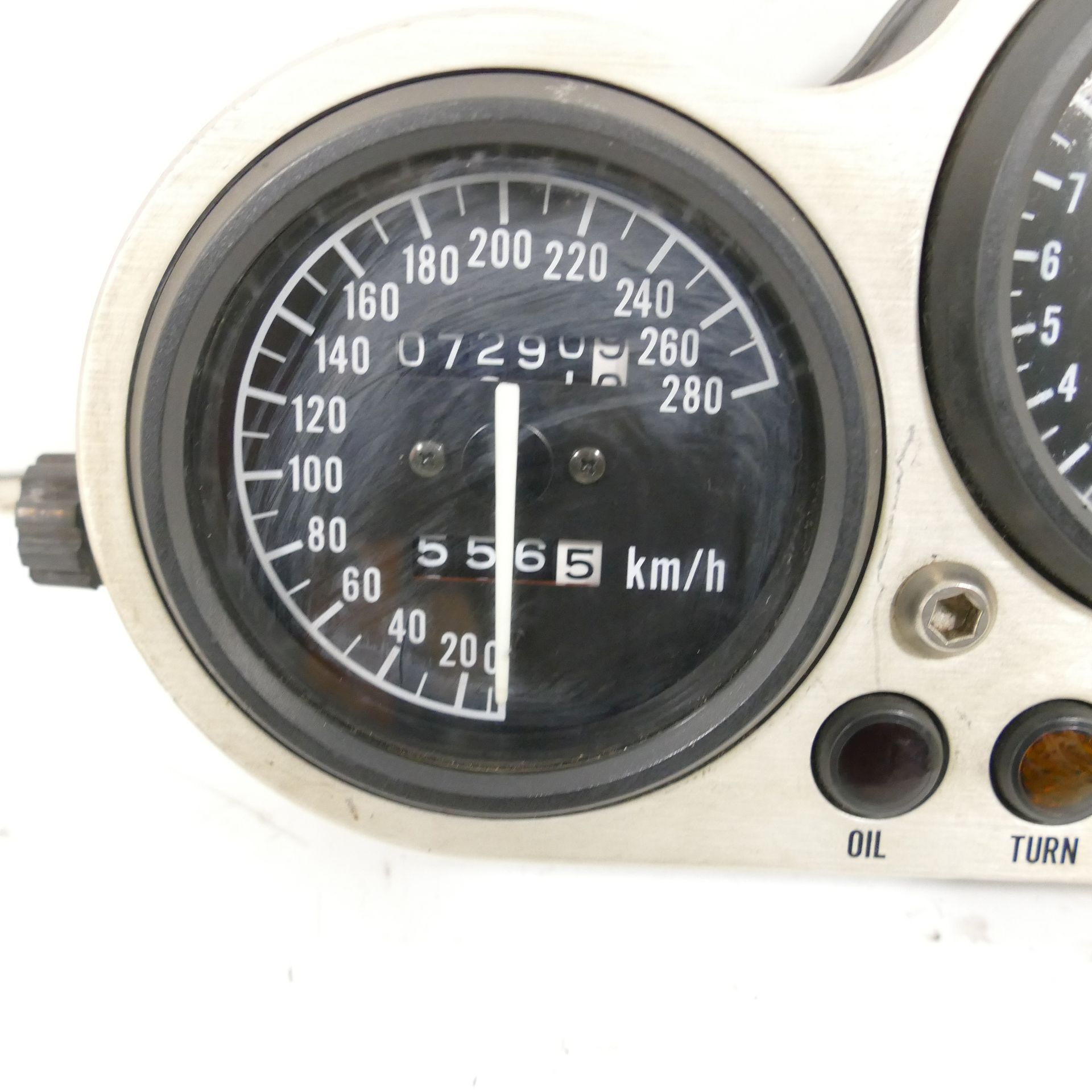 【？】 Kawasaki ZX-6R 600 F Cockpit 7291 Km Tacho Drehzahlmesser